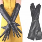 40/50/60cm Black Brown 100% Genuine Leather Long Opera Evening Party Gloves
