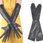 40/50/60cm Black Brown 100% Genuine Leather Long Opera Evening Party Gloves