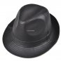 Men's Real Leather Black Brown Bucket Cap/ Fedora hat /Gentleman Hat *4Color