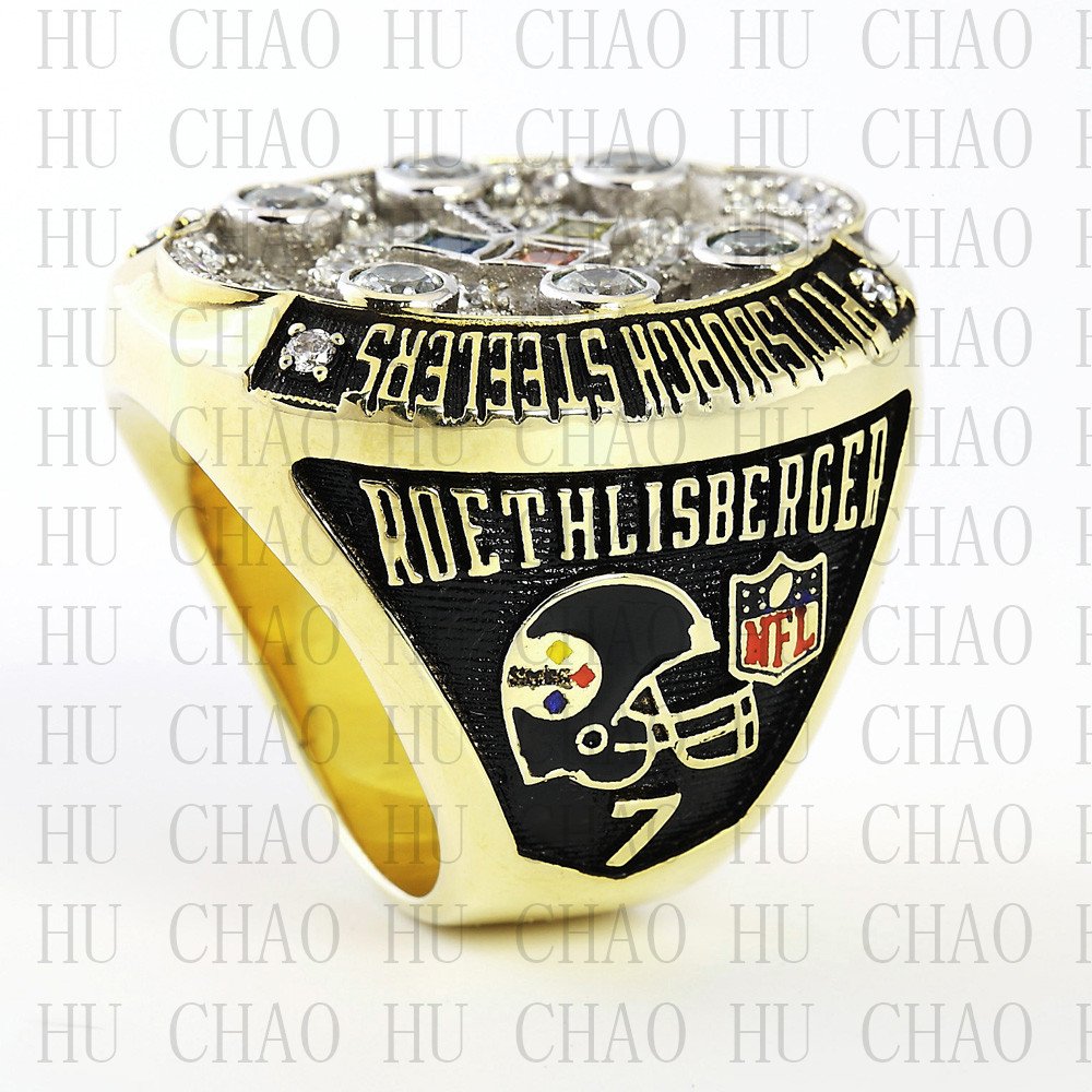 Year 2008 Pittsburgh Steelers Super Bowl Championship Ring 10-13Size ...