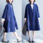 Women Vintage Loose Wool Coat