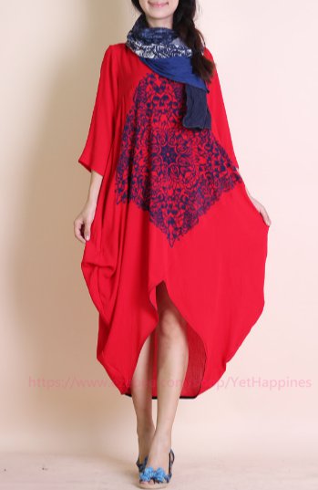 Women Irregular Loose Maxi Dress