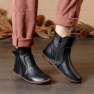 Women Vintage Leather Short Boots