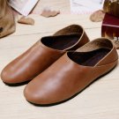 Women Vintage Leather Flat Shoes