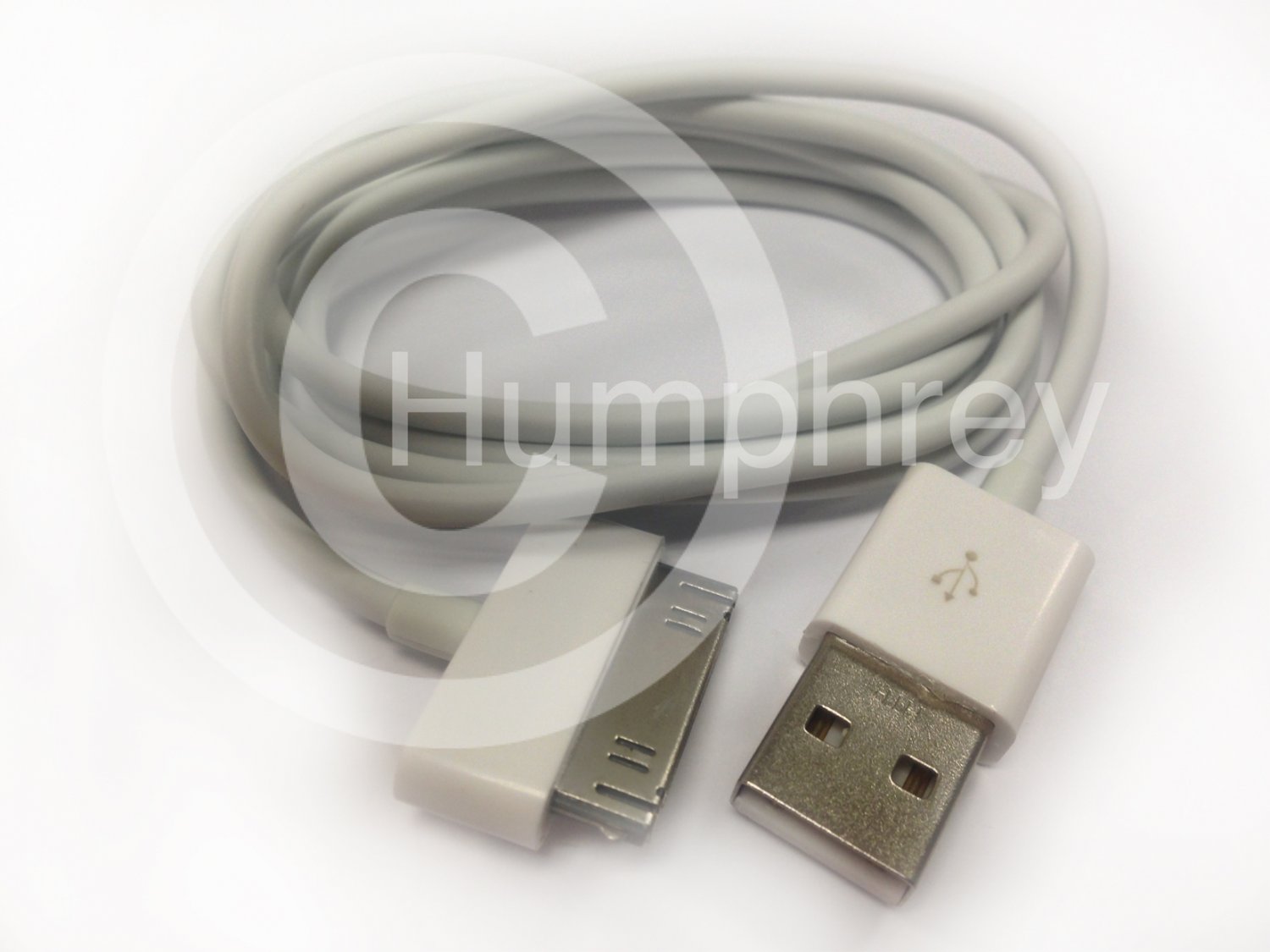 IPhone 4 Charging Sync Data Cable 3ft Cord - White
