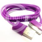 IPhone 4 Charging Sync Data Cable 3ft Cord - Purple