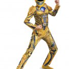 Size 7-8 POWER RANGERS: YELLOW RANGER DELUXE CHILD COSTUME  SWWHC883185