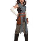 Size 12-14 STAR WARS EPISODE VIII - DELUXE GIRL'S REY COSTUME  SWWHCR640108
