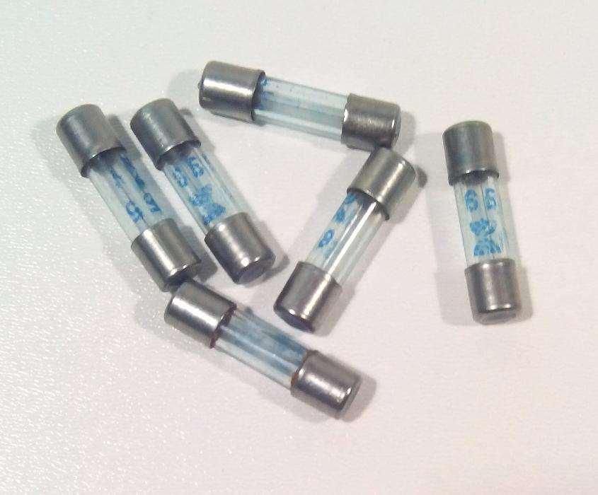 Жучок предохранитель 6 а Fuse 6B5 B5A (6Б5 Б5А) 220-250V 5A, USSR