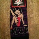 Betty Boop Socks New Black "Diva" Size 9 - 11 Cartoon
