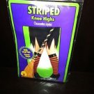 Striped Knee Highs red & black Halloween Tights w/ Vinyl Tops Cosplay Club