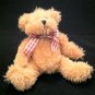 EUC Ganz Heritage Collection Brown Bear Martin 5" H6597 Butterscotch Ribbon