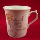 Precious Moments Mug Spiritual Religious 80s Rejoice o Earth