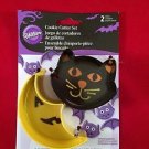Wilton Cookie Cutter Set Halloween Black Cat Yellow Moon New Crescent Fall Shape