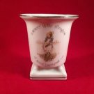 Vintage Holly Hobbie Cup Jar Pot A Memory Is The Afterglow of Good Times Past