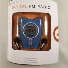 iConcepts FM Digital Radio LCD Clock W/Alarm & Headphones New-open package