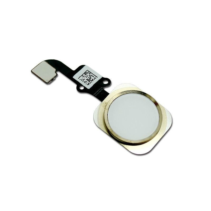 Gold Touch ID Sensor Home Button Key Flex Cable Replacement for Apple iPhone 6 & Plus