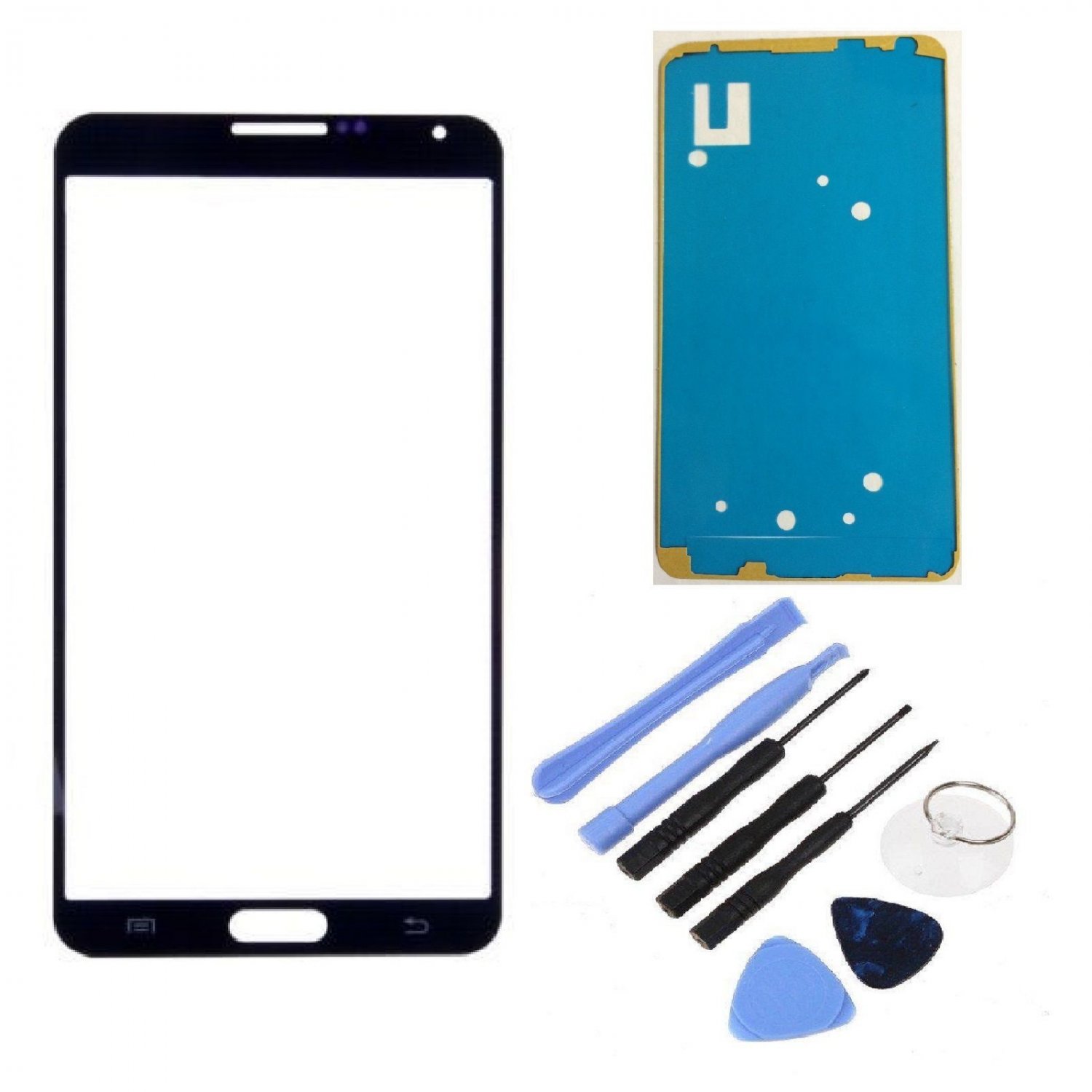Black Replacement LCD Screen Glass Lens For All Samsung Galaxy Note 3 III Phone