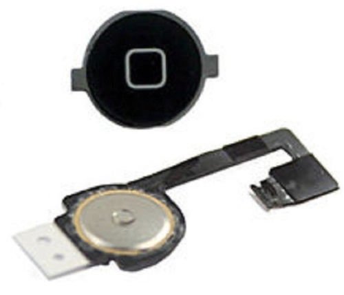 Brand New Black Apple iphone 4s Home Button Assembly with Flex Cable USA SELLER