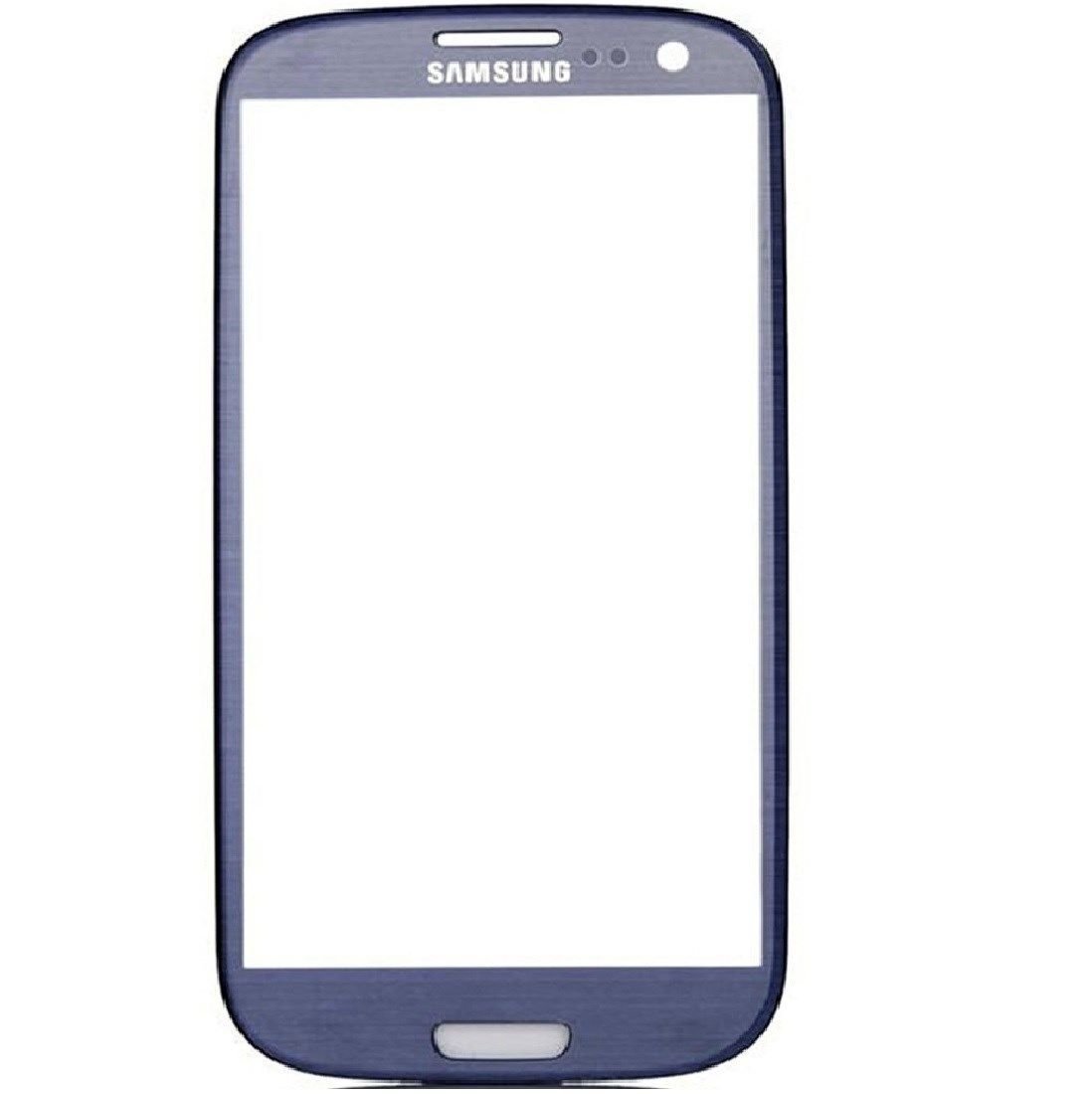 NEW Outer Screen Glass Lens For Samsung S3 SIII GALAXY i9300 Blue