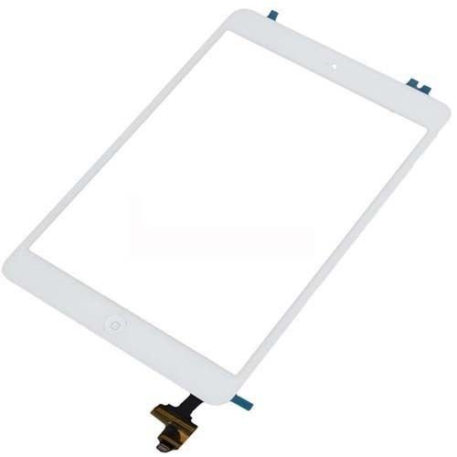 US White Touch Screen Digitizer IC Connector Home Button Flex for Ipad Mini 1 2