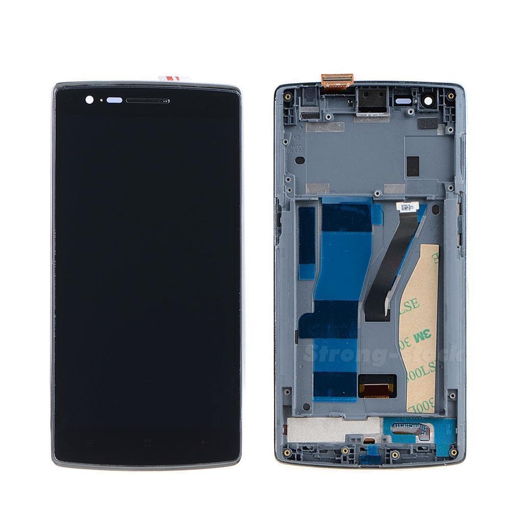 USA OEM Oneplus One 1+ A0001 LCD Screen Display + Touch Screen Digitizer + Frame