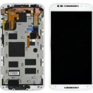 White Motorola Moto X 2nd Gen XT1092 XT1097 LCD Touch Screen Digitizer + Frame