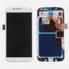 White Motorola Moto X XT1060 XT1058 LCD Touch Screen Digitizer Assembly + Frame