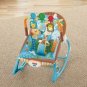 Fisher Price INFANT ROCKER, Portable Adjustable TODDLER ROCKER, Jungle Fun