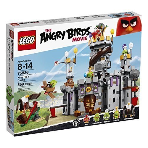 LEGO Angry Birds King Pig's Caste SET 75826, 859 Pieces BUILDING TOY LEGO SET