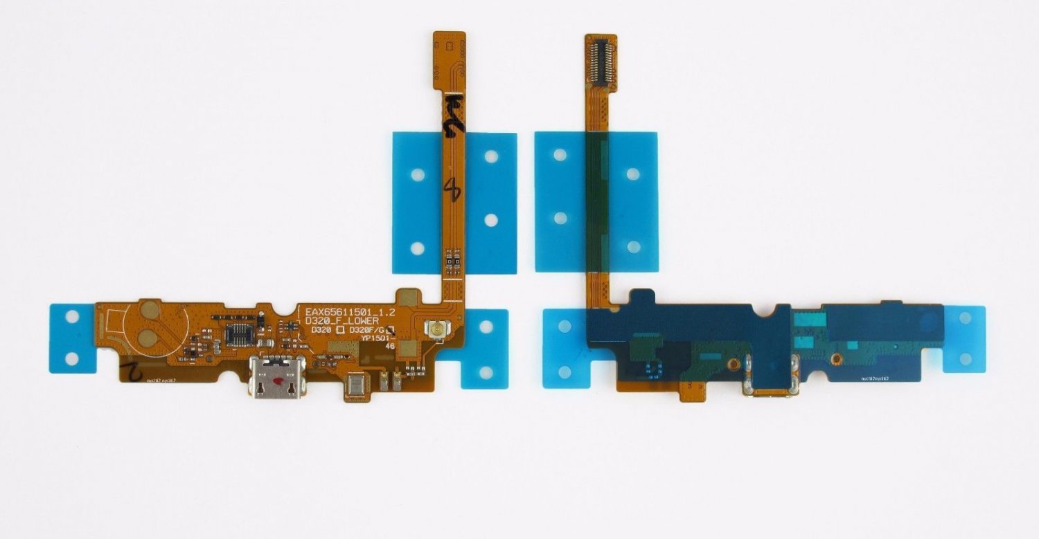 LG Optimus L70 D320 D321 D325 Micro USB Charging Charger Port & Mic Flex Cable