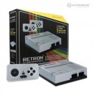 Retron 1 NES System Top Loader Silver + 2 Controllers Nintendo Console NEW