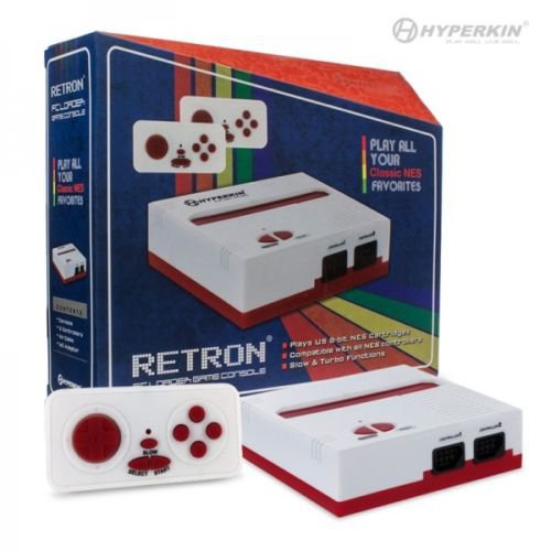 Retron 1 NES System Top Loader white / Red + 2 Controllers Nintendo Console NEW