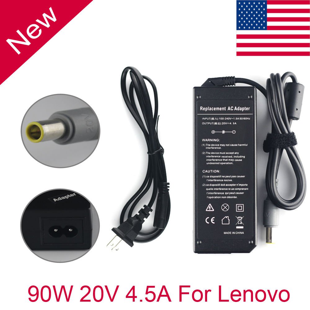 90W AC Adapter Charger Power Supply for Lenovo Thinkpad T410 T420 T510 T500 T60
