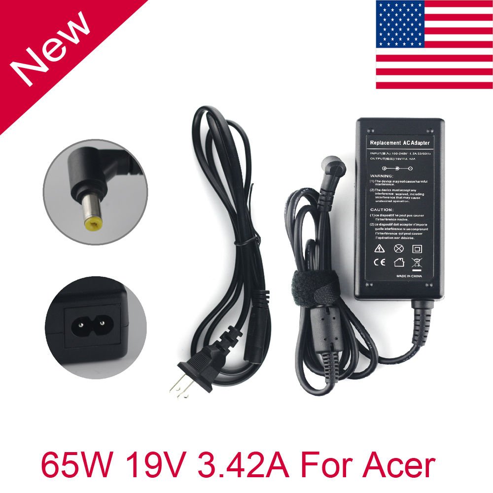 65W AC Adapter Charger Power for Acer Aspire 3680 5315 5050 5100 5517 5520 5532