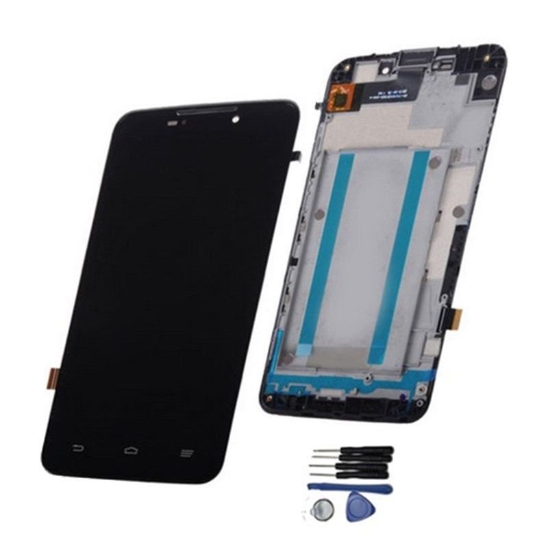 ZTE MAX Boost Mobile N9520 5.7" LCD Screen Display Touch Screen Digitizer Frame