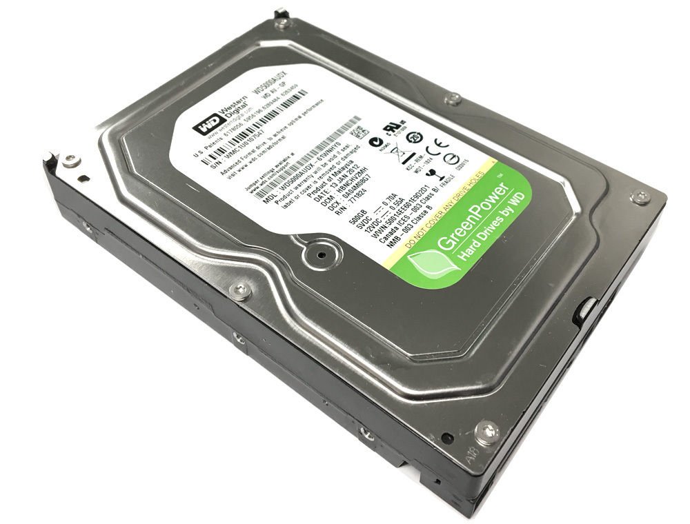 Western Digital WD5000AUDX AV-GP 500G 32MB Cache SATA3 CCTV DVR 3.5" Hard Drive