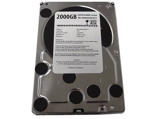 New 2-Terabyte 2TB 32MB Cache 7200RPM SATA2 3.5" Hard Drive DVR/PC-FREE SHIPPING