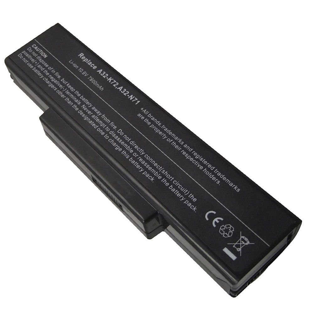New 9 Cell Battery for ASUS A32-K72 A32-N71 N71 N73 K73E K72J K73S Laptop USA