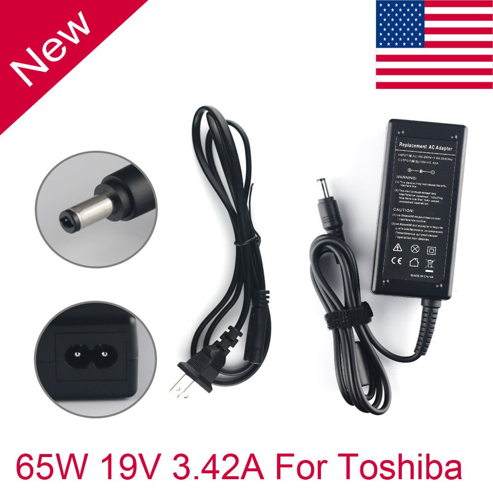 65W AC Adapter Power Charger for Toshiba Satellite L755-S5246 C655 PA3714U-1ACA