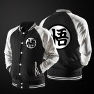 Dragon Ball Goku Mandarin Collar Black Autumn Baseball Varsity Jacket
