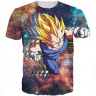 DBZ Super Saiyan Prince Vegeta Space Galaxy 3D T-Shirt