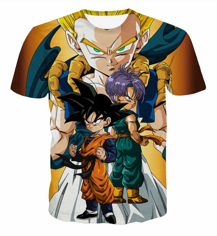 Goten Trunks Gotenks Super Saiyan 3D T-Shirt