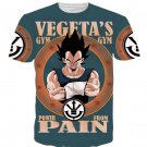 Vegeta's Gym Power From Pain Funny DBZ T-Shirt