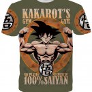 Kakarot's Gym 100% Saiyan Goku Funny T-Shirt