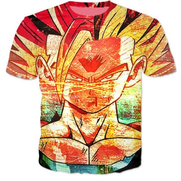 Super Saiyan 2 Gohan SSJ2 Graffiti Style T-Shirt