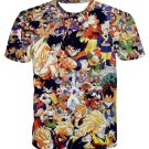 Dragon Ball Z Anime Mange Characters Full Print T-Shirt