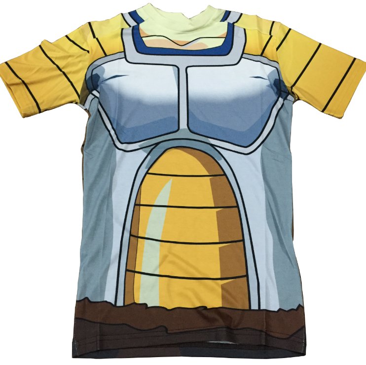 DBZ Vegeta Saiyan Armor Suit Battle Jacket 3D T-shirt
