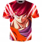 Pissed Red Haired Son Goku God Mode 3D T-Shirt