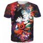 Smoking Kid Goky Outer Space Galaxy 3D Dope T-Shirt